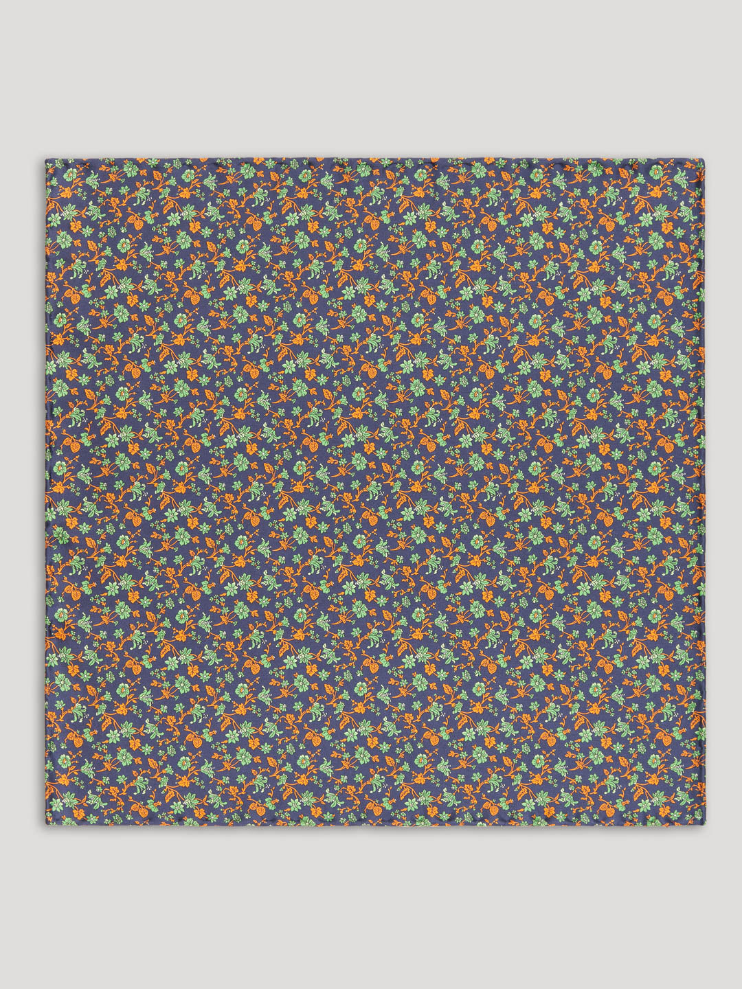 Blue, green, and orange handkerchief.